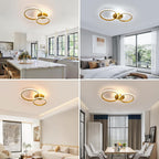Ceiling Light - Gold Acrylic Frame, Tunable and Dimmable