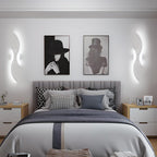 Wall Light - White Aluminium Frame, White Light