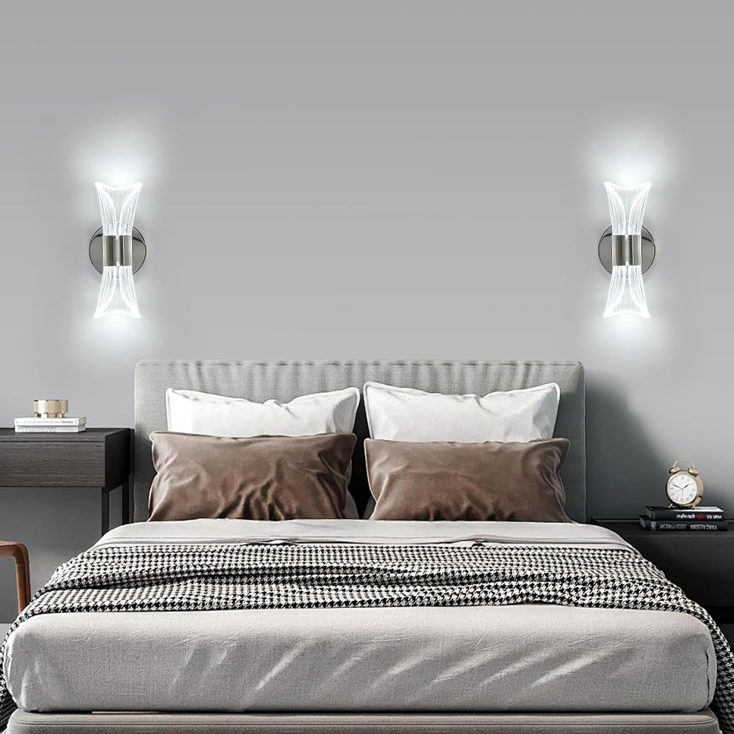Wall Light - Chrome Acrylic Frame, Tunable