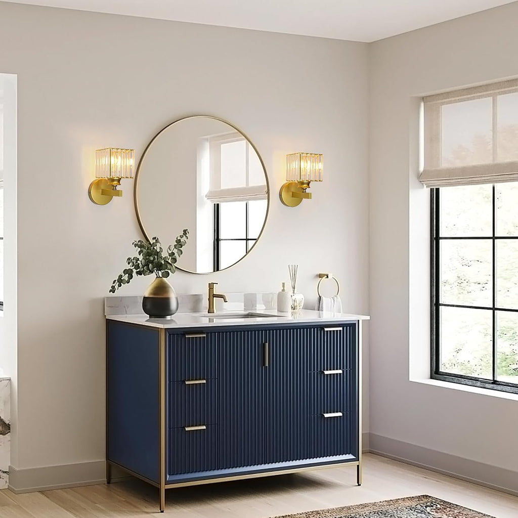 Wall Light - Gold Acrylic Frame