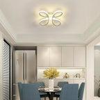 Ceiling Light - Silver Aluminium Frame, Natural Light