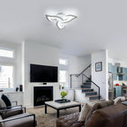 Ceiling Light - White Acrylic Frame, White Light