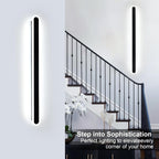 Wall Light - Black Metal Frame, Tunable and Dimmable