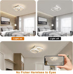 Ceiling Light - White Aluminium Frame, Natural Light