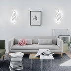 Wall Light - Silver Aluminium Frame, White Light