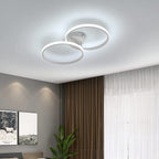 Ceiling Light - White Aluminium Frame, White Light
