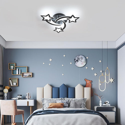 Ceiling Light - Black Acrylic Frame, Tunable and Dimmable