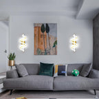 Wall Light - Gold Aluminium Frame, White Light