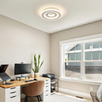 Ceiling Light - White Acrylic Frame, Natural Light