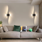 Wall Light - Black Aluminium Frame, Natural Light