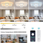 Ceiling Light - White Acrylic Frame, Tunable and Dimmable
