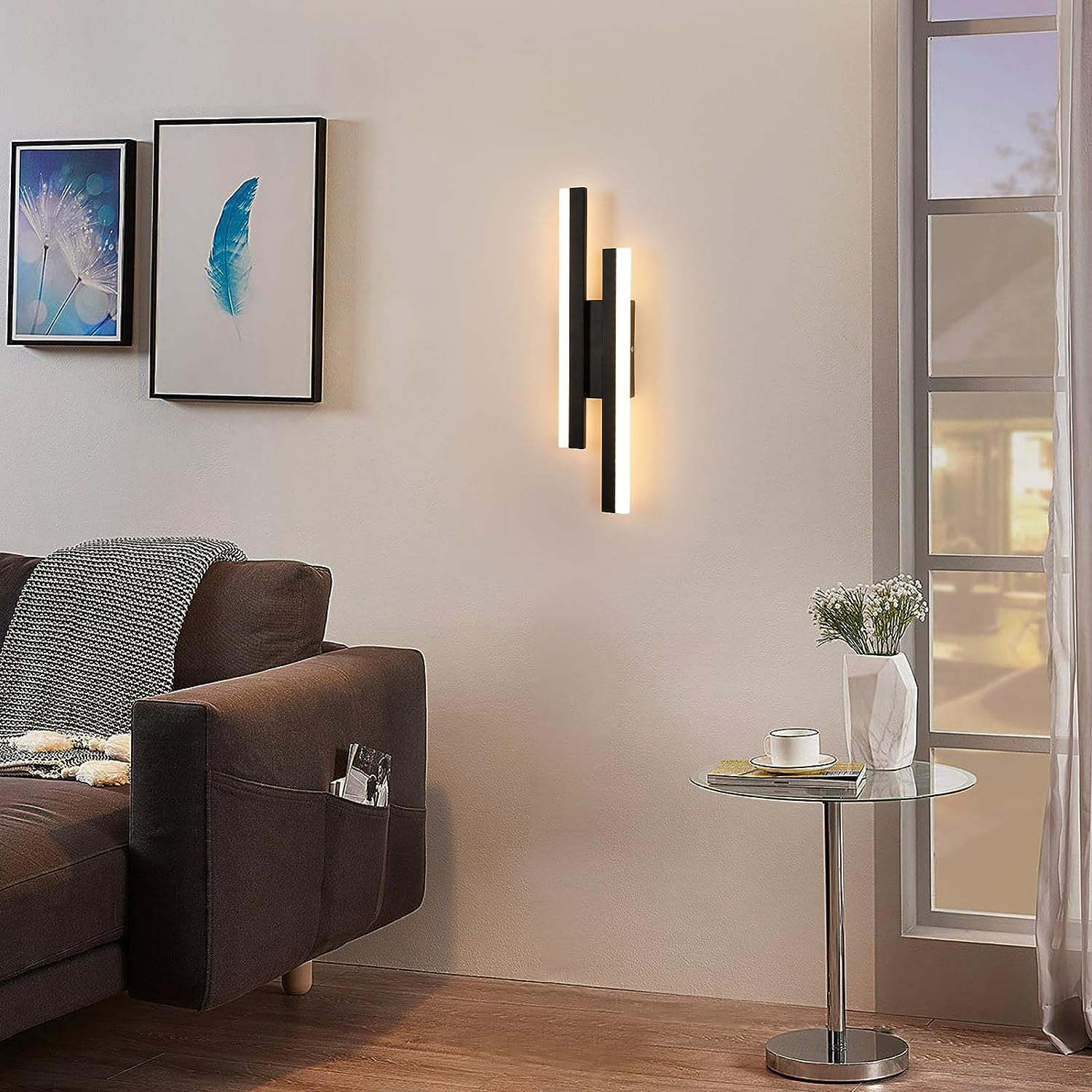Wall Light - Black Acrylic Frame, Tunable