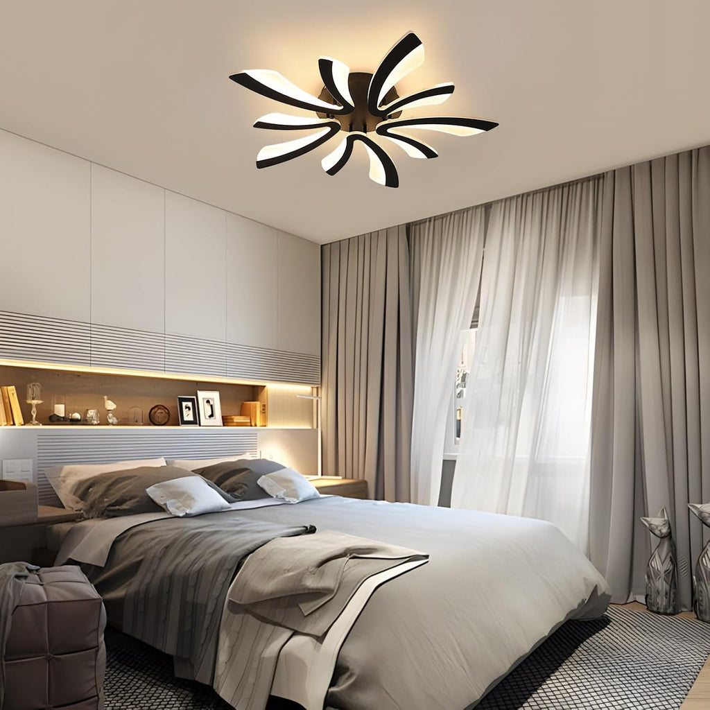 Ceiling Light - Black Acrylic Frame, Tunable and Dimmable