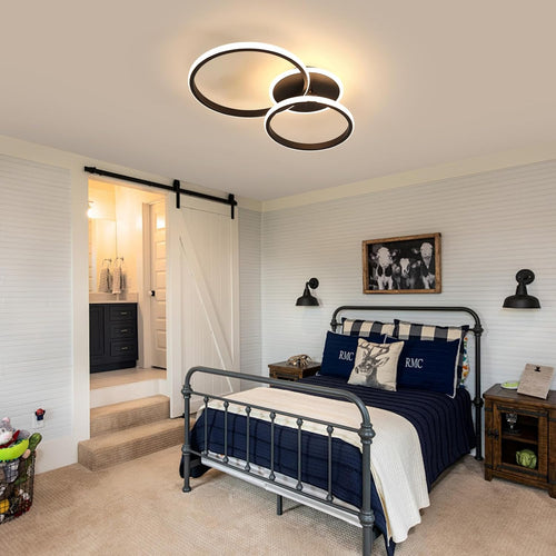 Ceiling Light - Black Acrylic Frame, Tunable and Dimmable