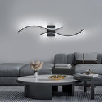 Wall Light - Black Aluminium Frame, White Light