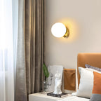 Wandleuchte – Gestell aus Bronze-Gold-Metall