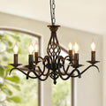 Chandeliers - Black Metal Frame