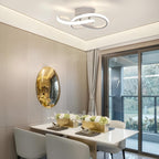 Ceiling Light - White Aluminium Frame, Natural Light