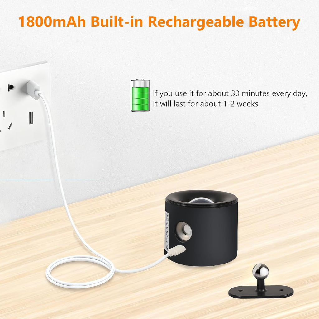 Wandleuchte – Schwarzer Kunststoffrahmen, abstimmbar und dimmbar