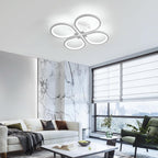 Ceiling Light - White Acrylic Frame, White Light