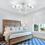 Ceiling Light - Chrome Metal Frame