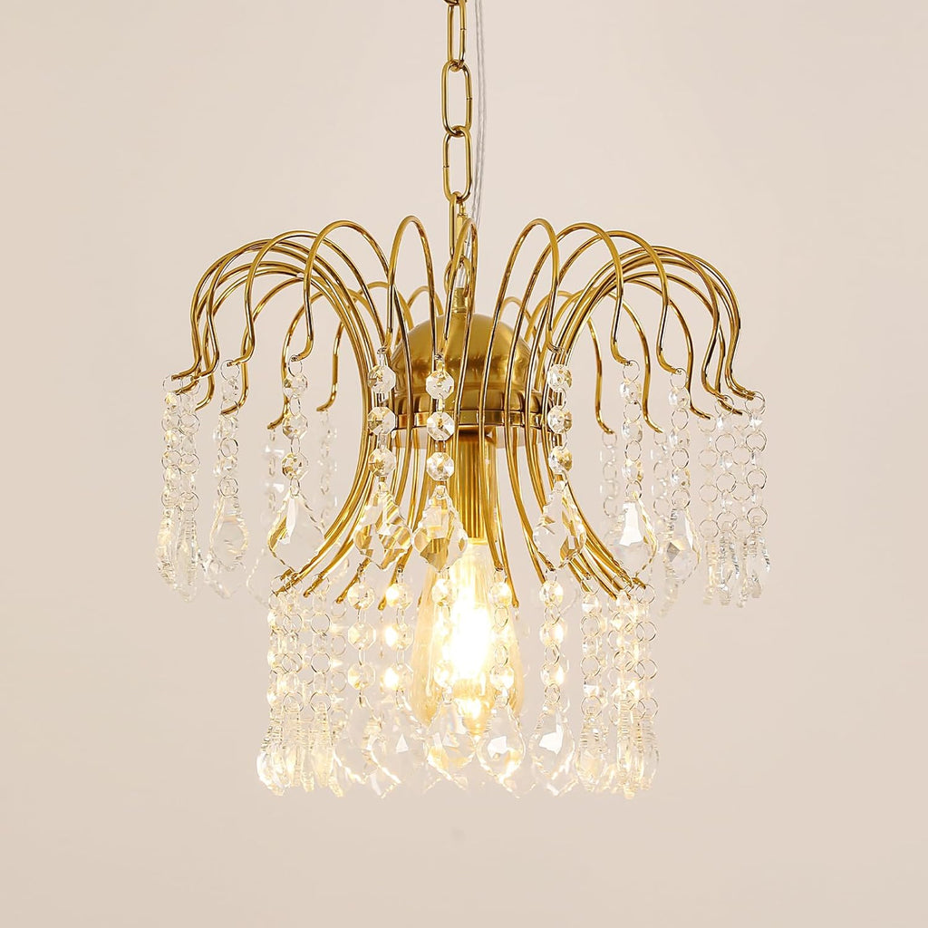 Chandeliers - Gold Metal Frame