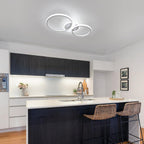 Ceiling Light - White Acrylic Frame, White Light