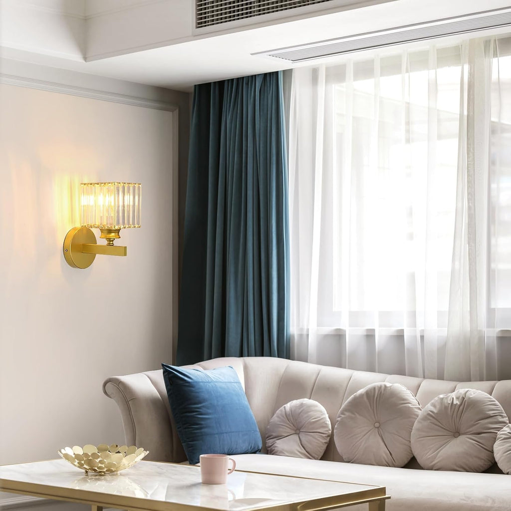 Wall Light - Gold Acrylic Frame