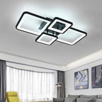 Ceiling Light - Black Acrylic Frame, Tunable and Dimmable