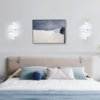 Wall Light - White Aluminium Frame, White Light