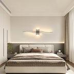Wall Light - Chrome Aluminium Frame, Warm Light