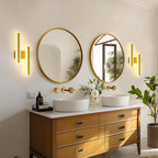 Wall Light - Gold Acrylic Frame, Warm Light