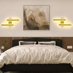 Wall Light - Gold Acrylic Frame, Warm Light