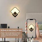Wandleuchte – weißer Aluminiumrahmen, weißes Licht