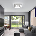 Ceiling Light - White Acrylic Frame, Tunable and Dimmable