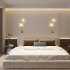 Wall Light - Gold Metal Frame