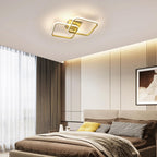 Ceiling Light - Gold Aluminium Frame, Natural Light