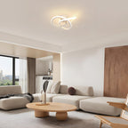 Ceiling Light - White Aluminium Frame, Warm Light