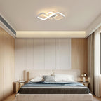 Ceiling Light - White Acrylic Frame, Warm Light