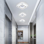Ceiling Light - White Acrylic Frame, White Light