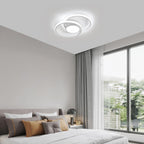 Ceiling Light - White Metal Frame, Tunable and Dimmable