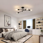 Ceiling Light - Black Metal Frame