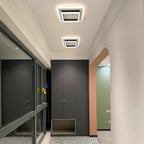 Ceiling Light - Black & White Acrylic Frame, Natural Light