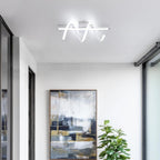 Wall Light - White Aluminium Frame, White Light