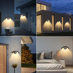 Wall Light - Black Metal Frame, Warm Light