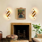 Wall Light - Gold Aluminium Frame, Warm Light