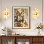 Wall Light - Gold Aluminium Frame, Warm Light