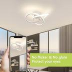 Ceiling Light - White Aluminium Frame, Natural Light