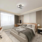 Ceiling Light - Black Aluminium Frame, Natural Light