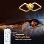 Ceiling Light - Gold Aluminium Frame, Tunable and Dimmable